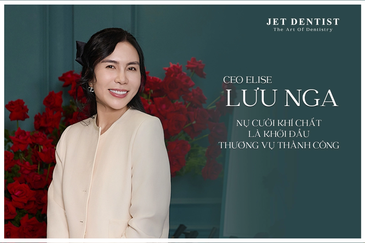 NỤ CƯỜI KHÍ CHẤT LÀ KHỞI ĐẦU THƯƠNG VỤ THÀNH CÔNG CỦA CEO ELISE LƯU NGA